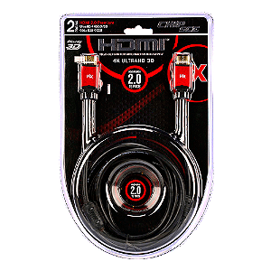 Cabo HDMI 2.0 4k ultraHD 3D 2M