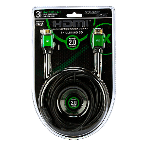 Cabo HDMI 2.0 4k ultraHD 3D 3M