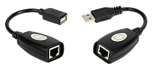 Cabo Extensor USB/Ethernet RJ45 ate 45M