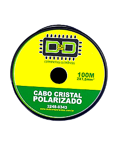 Cabo Polarizado Cristal – SM-CPC 210: 2x1,5mm