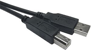 Cabo USB p/ Impressora USB A Macho x USB B Macho 1,80m