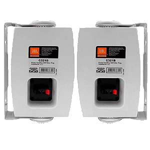 Caixa de Som Acústico JBL C321B Par - Branca