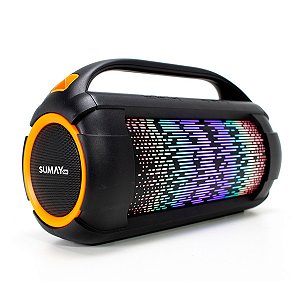 Caixa de Som Portátil 60W FIRE BOX Sumay com Bluetooth