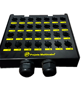 Caixa Multicanal 28 Vias 2 Saídas PROJETA