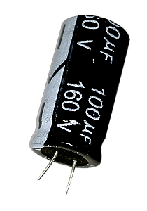 Capacitor Eletrolítico 100uf x 160V