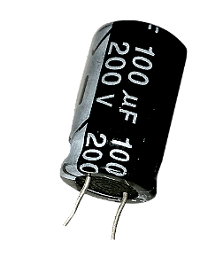 Capacitor Eletrolítico 100uf x 200V