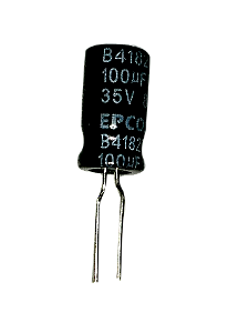 Capacitor Eletrolítico 100uf x 35V