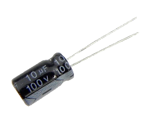Capacitor Eletrolítico 10uf x 100V