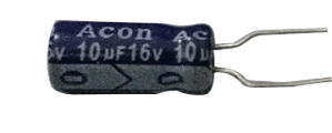 Capacitor Eletrolítico 10uf x 16V