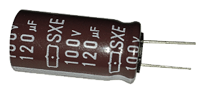 Capacitor Eletrolítico 120uf x 100V