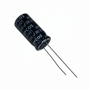Capacitor Eletrolítico 1500uF 25V Radial CAPER025V1K5U Epcos