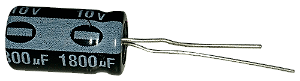 Capacitor Eletrolítico 1800uf x 10V
