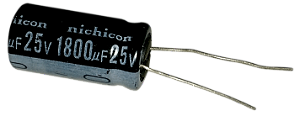 Capacitor Eletrolítico 1800uf x 25V