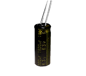Capacitor Eletrolítico 1800uf x 6,3V
