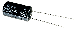 Capacitor Eletrolítico 2200uf x 6,3V