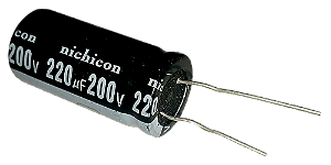 Capacitor Eletrolítico 220uf x 200V