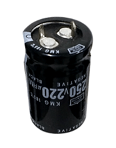 Capacitor Eletrolítico 220uf x 250V