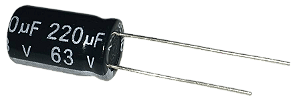 Capacitor Eletrolítico 220uf x 63V