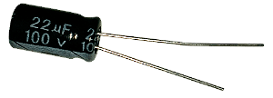 Capacitor Eletrolítico 22uf x 100V