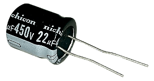 Capacitor Eletrolítico 22uf x 450V