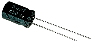 Capacitor Eletrolítico 3.3uf x 450V