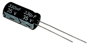 Capacitor Eletrolítico 330uf x 35V