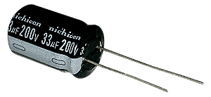 Capacitor Eletrolítico 33uf x 200V