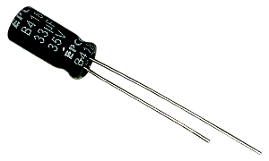 Capacitor Eletrolítico 33uf x 35V