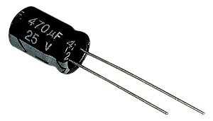 Capacitor Eletrolítico 470uf x 25V