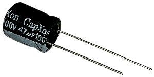 Capacitor Eletrolítico 47uf x 100V