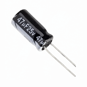 Capacitor Eletrolítico 47uF 25V Radial 105ºC Epcos