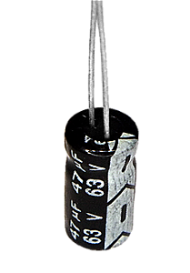 Capacitor Eletrolítico 47uf x 63V