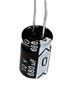 Capacitor Eletrolítico 680uf x 10V
