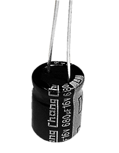 Capacitor Eletrolítico 680uf x 16V