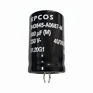 Capacitor Eletrolítico 680uF 250V B43845 Epcos