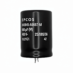 Capacitor Eletrolítico 680uF 400V B43845-A9687-M Epcos