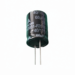 Capacitor Eletrolítico 68uf x 250V 105ºC Radial Epcos