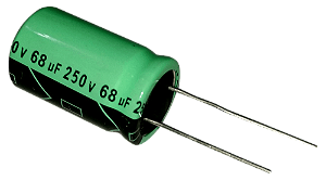 Capacitor Eletrolítico 68uf x 250V