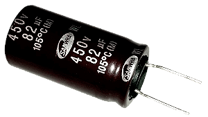 Capacitor Eletrolítico 82uf x 450V
