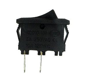 Chave Quadrada Mini L/D 2T. 220V 6A