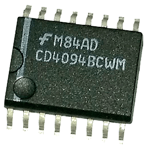 Circuito Integrado – CI CD 4094 SMD QUADRADO