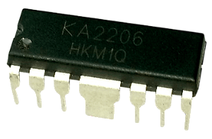 Circuito Integrado – CI KA 2206 N S/ Dissipador