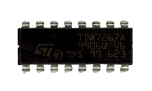 Circuito Integrado – CI TDA 7267 A 16 Pinos