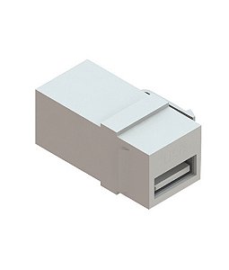 Conector Keystone USB Tipo C Emenda Dutotec - Branco