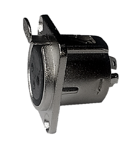 Conector XLR Fêmea 3 Pinos P/ Painel Santo Angelo