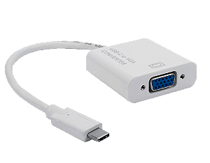 Conversor de Vídeo Tipo C 3.1 Para VGA Fêmea 15CM