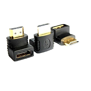 Emenda HDMI Macho x Fêmea 90 graus