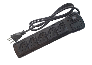 Filtro de Linha ABS 5 Tomadas Fiolux