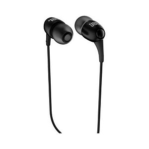 Fone de Ouvido plug-in com fio T100 JBL  - Preto