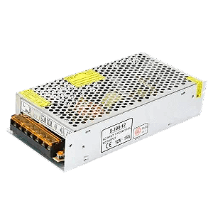 Fonte chaveada metálica  - 12V  - 15A - Bivolt